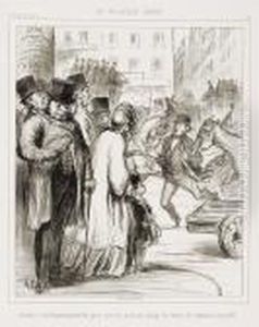 Le Nouveauparis by Honore Daumier