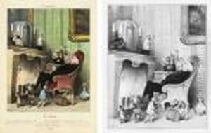 L'imagination by Honore Daumier