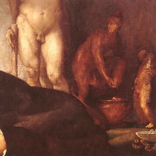 Portrait of Andrea Odoni (detail) - view 1