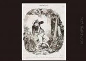 Le Charivari by Honore Daumier