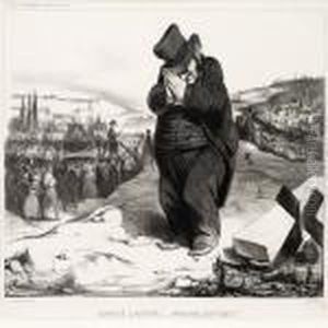 Enfonce Lafayette! Atrappe, Mon Vieux! by Honore Daumier