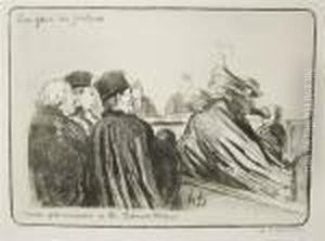 Les Gens De Justice Series by Honore Daumier
