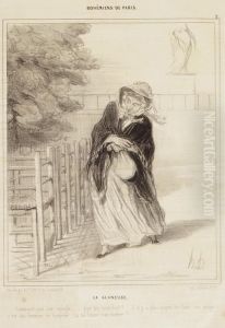 Bohemiens De Paris by Honore Daumier
