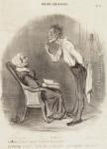 Blatt Aus Charivari by Honore Daumier