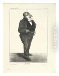 Lithograph Sur Blanc