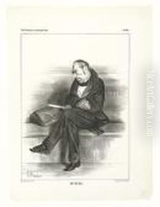 Mr. Guizot. by Honore Daumier