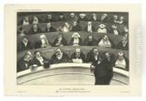 Le Ventre Legislatif. by Honore Daumier