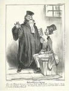 Robert-macaire Avocat. by Honore Daumier