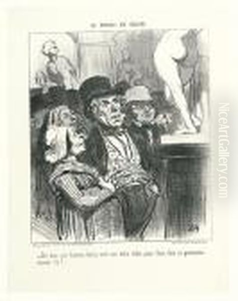 Le Public Du Salon. - view 1