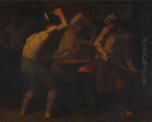 The Blacksmith by Honore Daumier