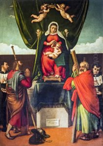 Virgin and Child with Saints by Lorenzo Lotto