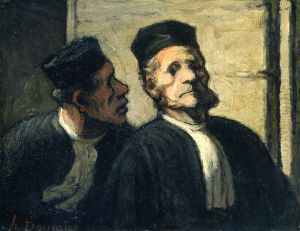 Les Deux Avocats by Honore Daumier