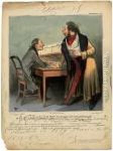 Monsieur, En Reponse A La Lettre by Honore Daumier