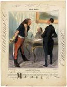 Inventaire Chez Un Veuf by Honore Daumier