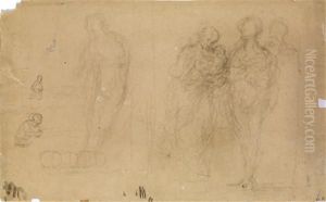 Feuille D'etude by Honore Daumier