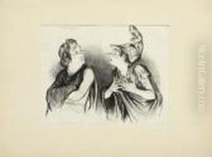 Satirical Scenes by Honore Daumier