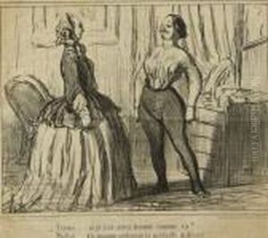 Satirical Scenes by Honore Daumier