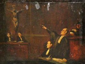 Juctice Caricature by Honore Daumier