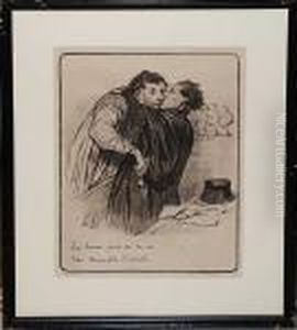Les Beaux Jours De La Vie by Honore Daumier