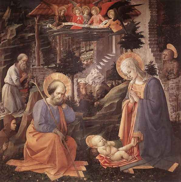 Adoration of the Child c. 1455 - view 1
