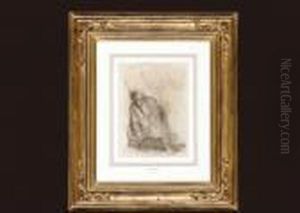 Mancrouching by Honore Daumier