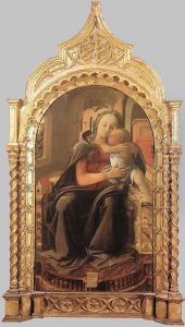 Madonna with Child (Tarquinia Madonna) 1437 by Fra Filippo Lippi