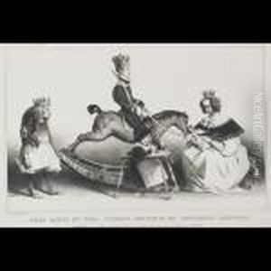 Tres Hauts Et Tres Puissans 
Moutards Et Moutardes Legitimes (from L""""""""association Mensuelle, 
Plate 19) [d. 132] by Honore Daumier