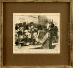 Das Auktionshaus / La Salledes Ventes by Honore Daumier