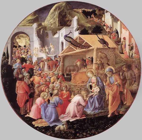 Adoration of the Magi c. 1445 by Fra Filippo Lippi
