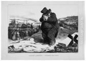 Enfonce Lafayette! ... Attrappe, Mon Vieux! by Honore Daumier