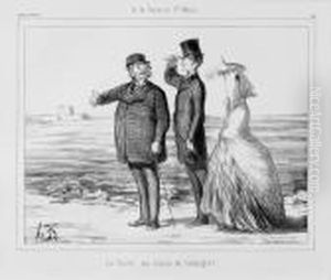 A La Varenne-saint-maur - La Voila! ... Ma Maison De Campagne! ... by Honore Daumier