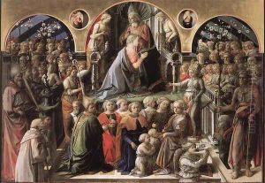 Coronation of the Virgin 1441-47 by Fra Filippo Lippi