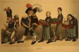 Cortege / Du Commandant General Des Apothicaires? (la Caricature, Pl. 299-300). 1833.