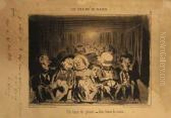Un Train De Plaisir - Deux Heures Du Matin (les Trains De Plaisir, Pl. 6). 1852. - view 1