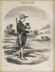 Und Noch Ein Wenig Schiespulver!... by Honore Daumier