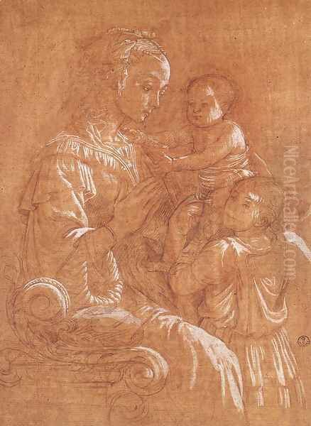 Madonna with the Child and two Angels - view 1