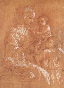 Madonna with the Child and two Angels