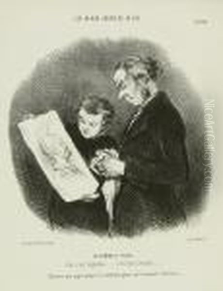 Le Premier Portrait Paye - Un 
Hommage Filial. Blatt 15 Und Blatt 100 Der Folge <les Beaux Jours De La 
Vie> - view 1
