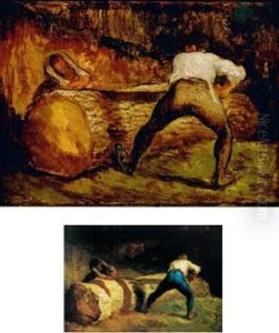 Les Bucherons by Honore Daumier
