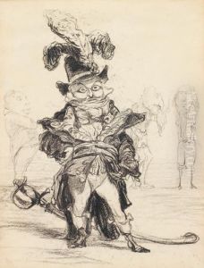 Le Citoyen Auguste Thiers Essayant Un Nouveau Costume
