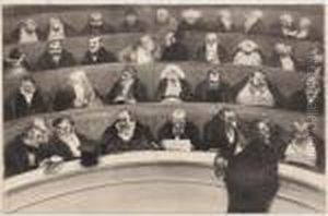 Le Ventre Legislatif (delteil 131) by Honore Daumier