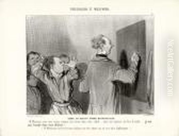 Professeurs Et Moutards. 1845-1846. - view 1