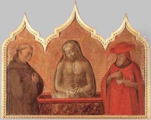 Man of Sorrows by Fra Filippo Lippi