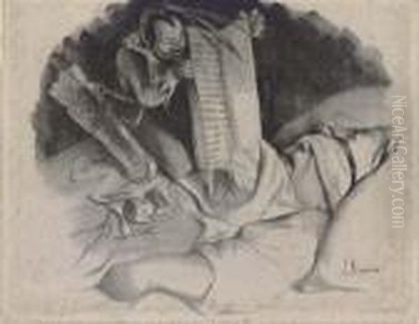 Les Desabonnemens...font Le Cauchemar Du...constitutionnel From Le Charivari - view 1