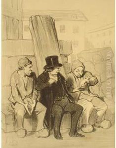 Les Prisonniers by Honore Daumier