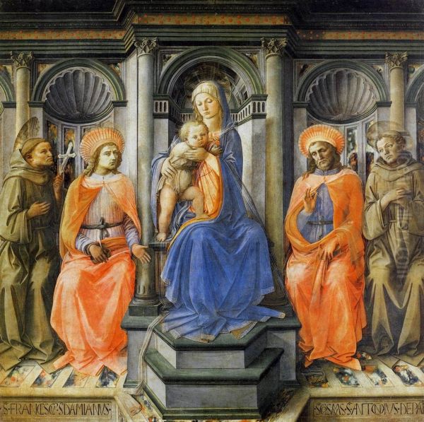 Madonna Enthroned with Saints c. 1445 - view 1