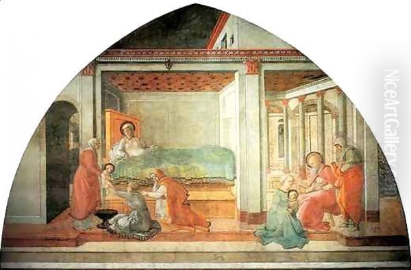 Birth and Naming St John 1452-65 - view 1