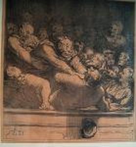 W Lo?y by Honore Daumier