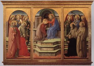 Coronation of the Virgin 1441-45 by Fra Filippo Lippi