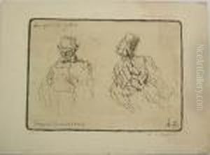 Les Gens De Justice by Honore Daumier